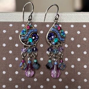 Elegant Multicolor Dangle Earrings